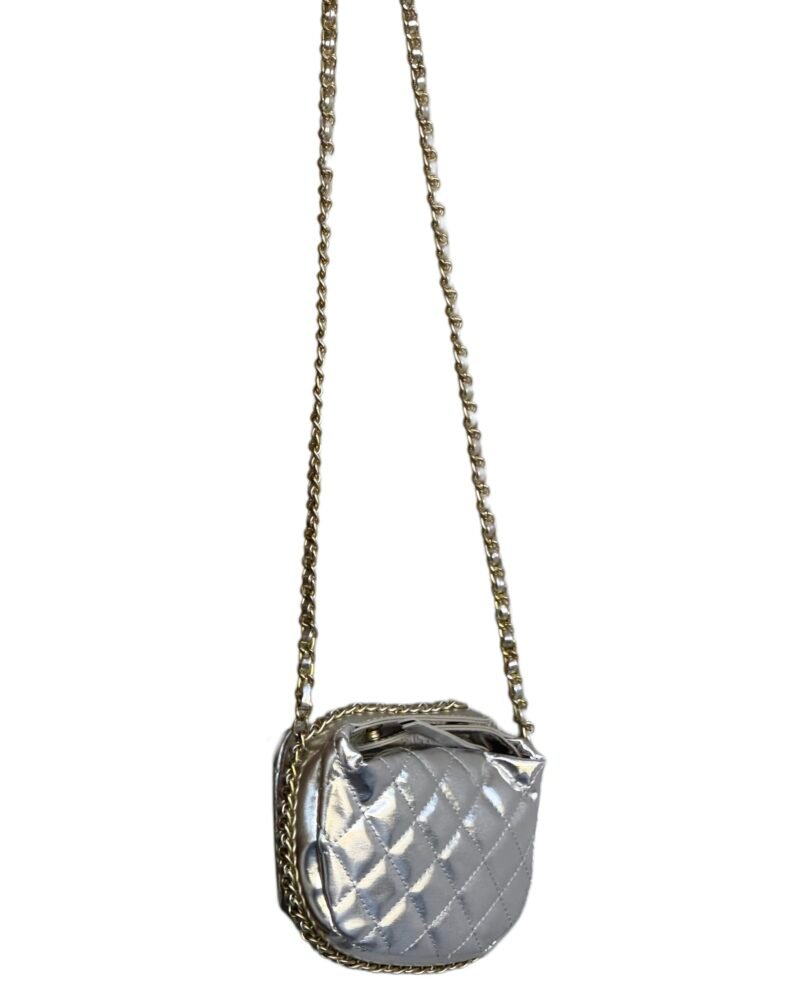 Ασημένια Τσάντα Ώμου