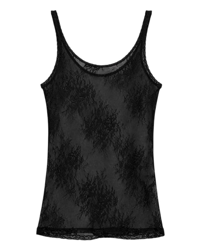 Lace Top Black